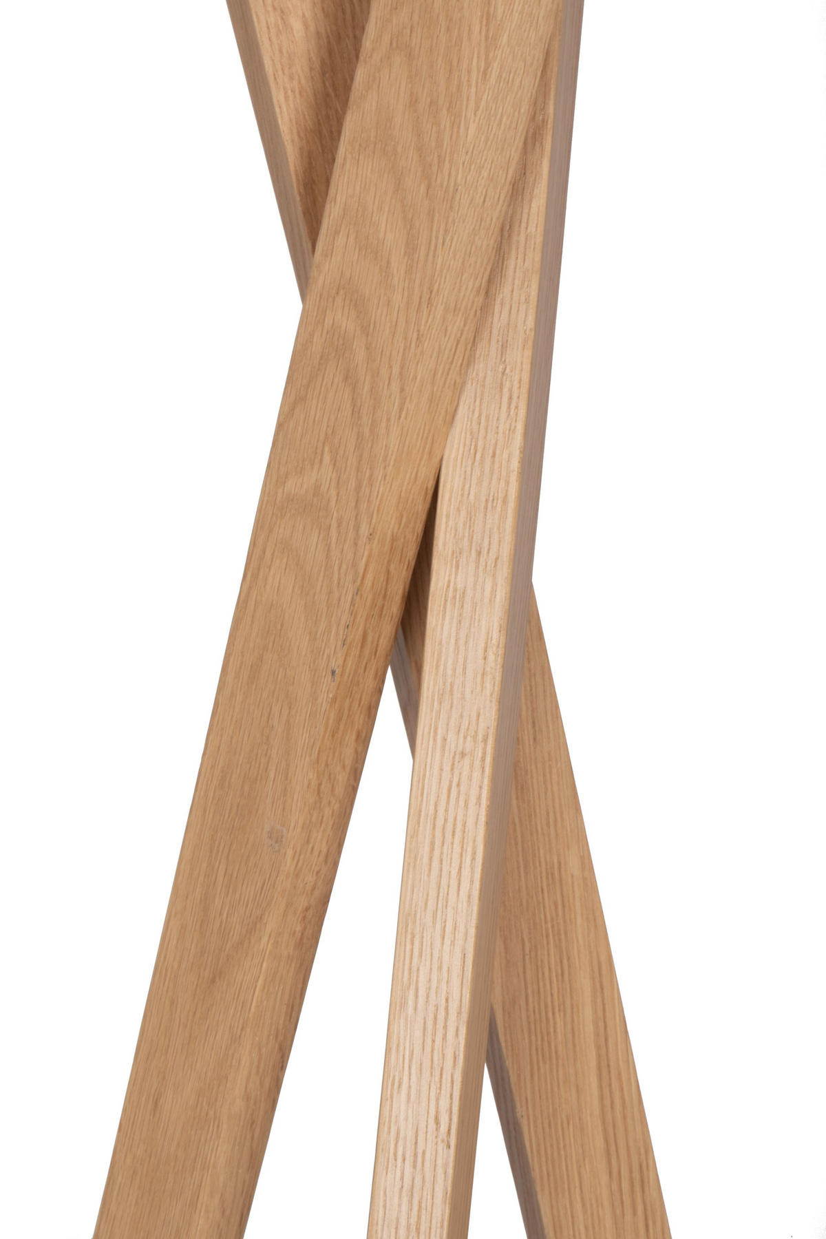 STOJACIA LAMPA, 45/160 cm  - biela/farba duba, Natur, kov/drevo (45/160cm) - Novel