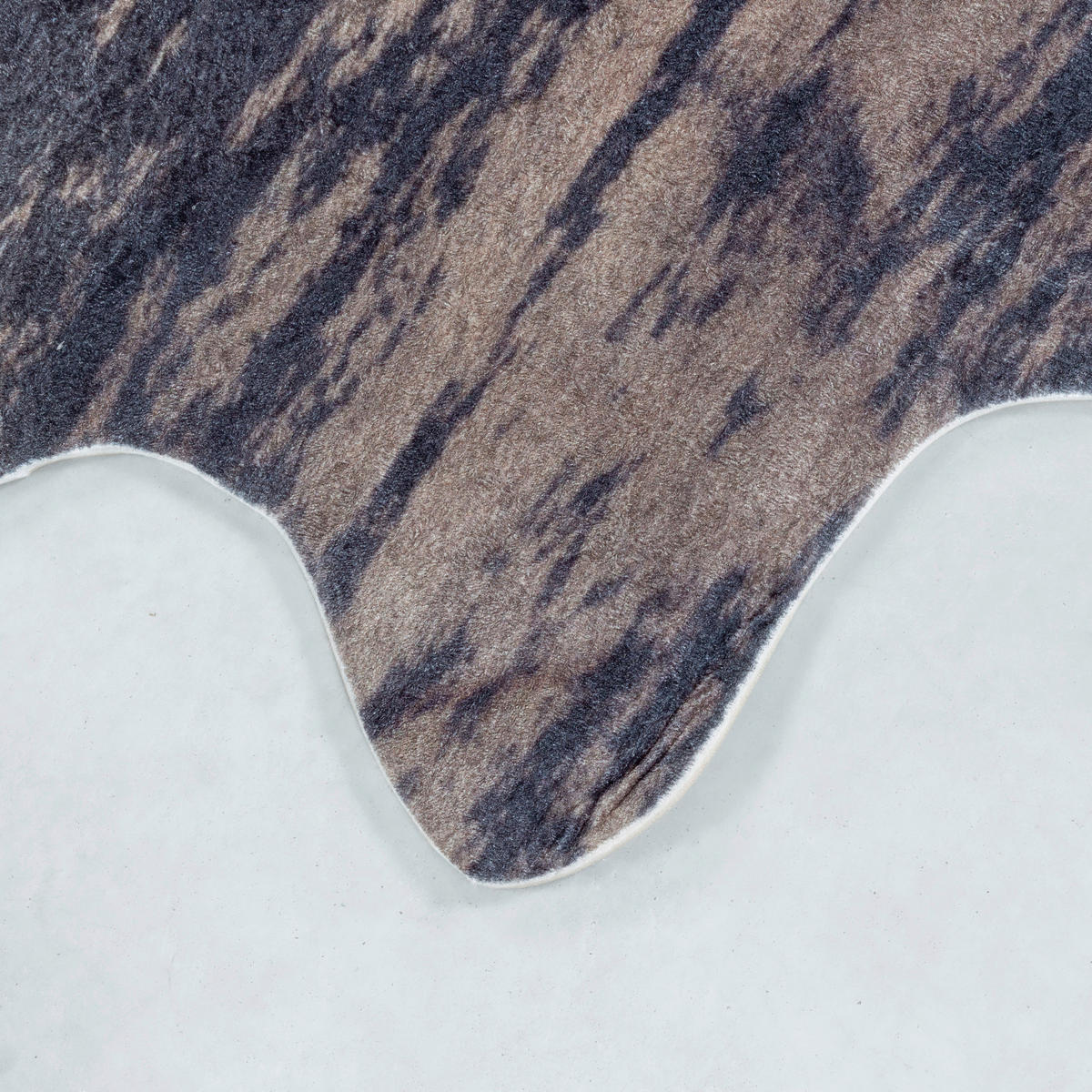 FELLTEPPICH 100/135 cm Etosha  - Braun/Weiß, Design, Leder/Textil (100/135cm) - Novel