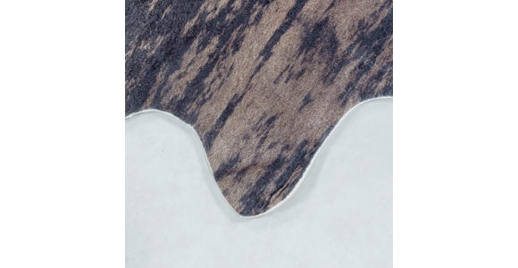 FELLTEPPICH 100/135 cm Etosha  - Braun/Weiß, Design, Leder/Textil (100/135cm) - Novel