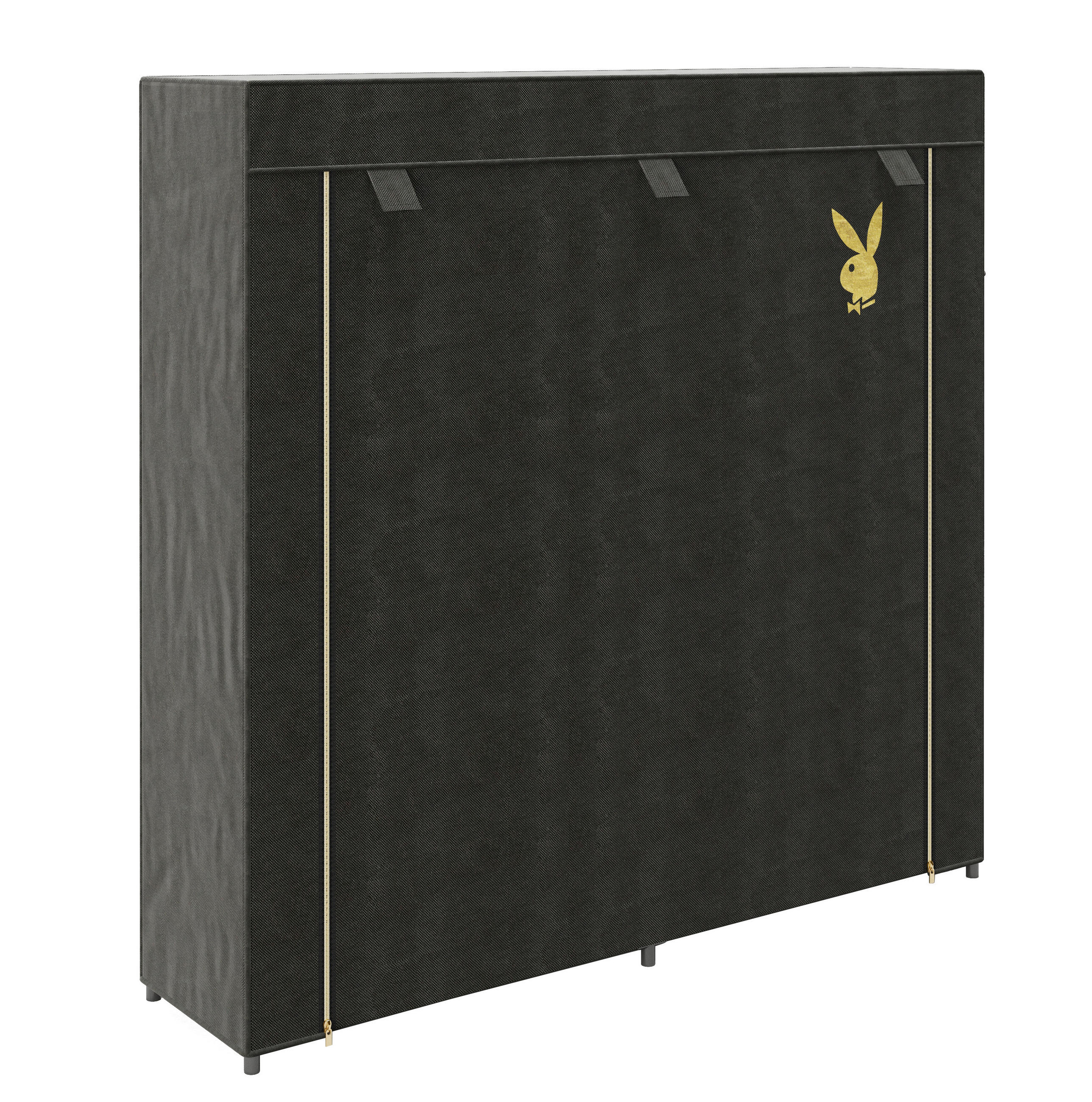 Playboy Schuhschrank Playboy Schwarz 113x108x28 cm