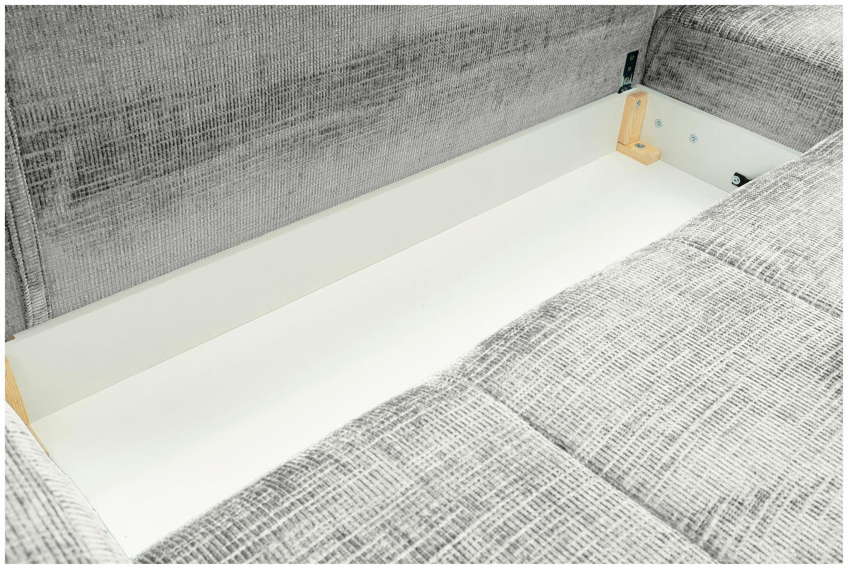 SOFFA i taupe  - svart/taupe, Design, metall/textil (290/175cm) - Stylife