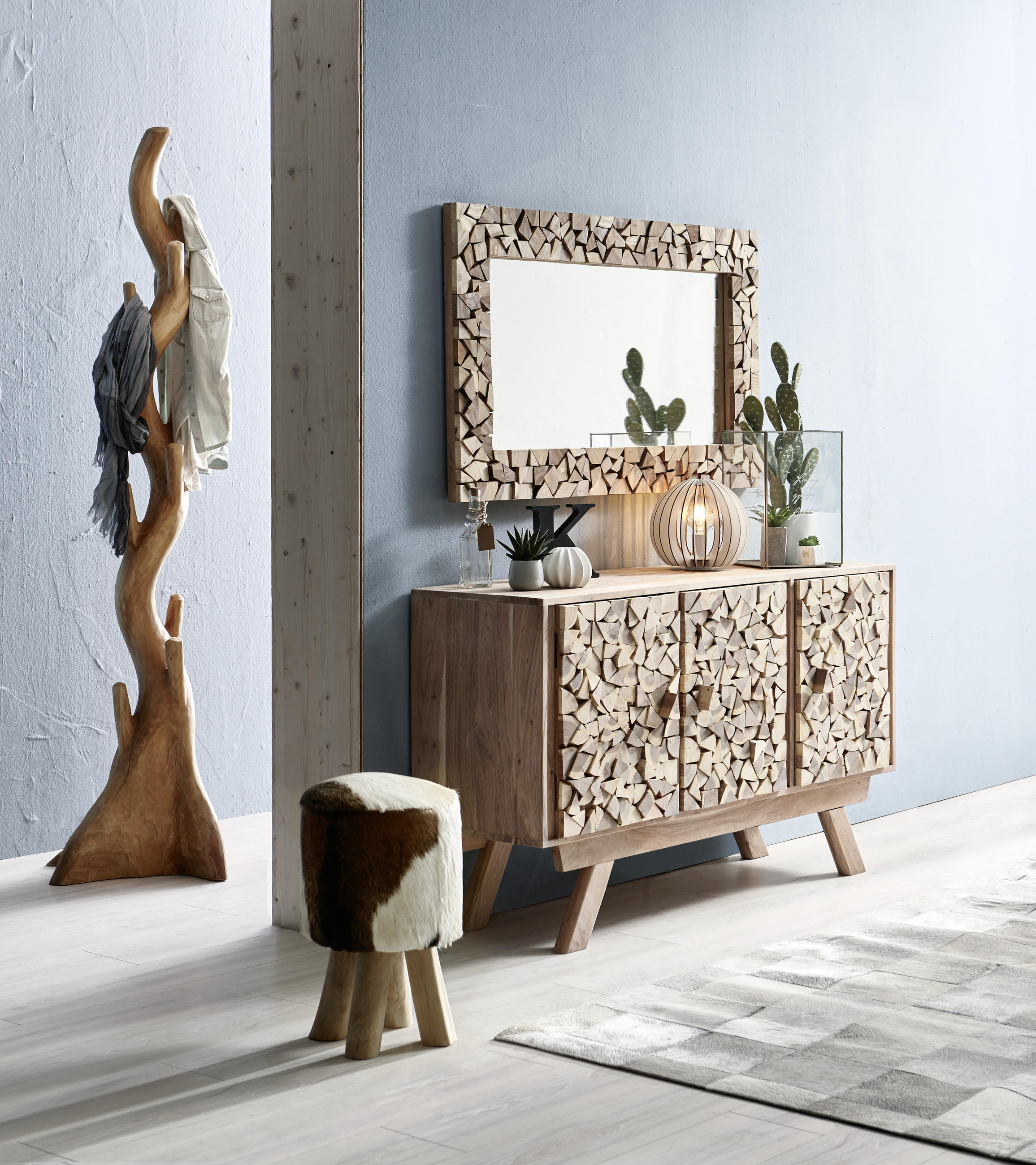 KLEIDERSTÄNDER in Naturfarben 20/190/20 cm   - Naturfarben, LIFESTYLE, Holz (20/190/20cm) - Landscape