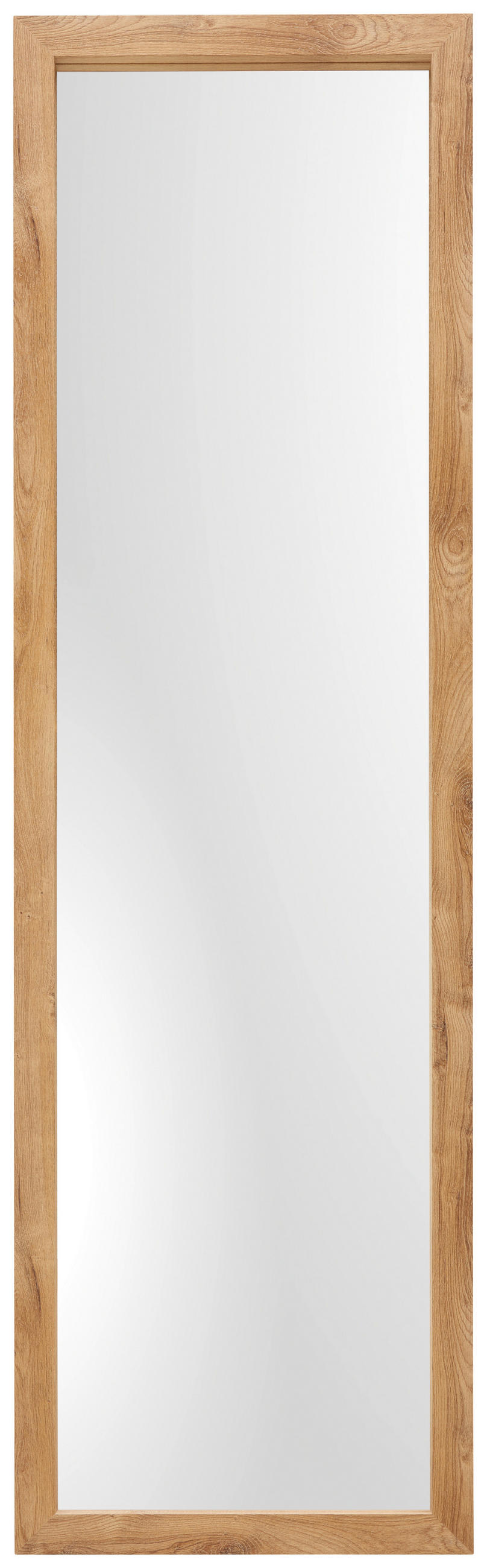 PODNO OGLEDALO  55/185/42 cm  - boja hrasta, Dizajnerski, staklo/pločasti materijal (55/185/42cm) - Xora