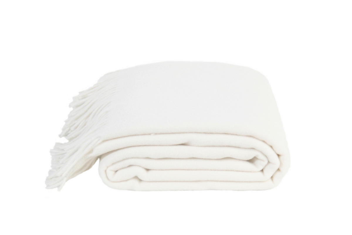 WOHNDECKE zoeppritz since 1828 140/190 cm  - Naturfarben/Weiß, KONVENTIONELL, Textil (140/190cm) - Zoeppritz