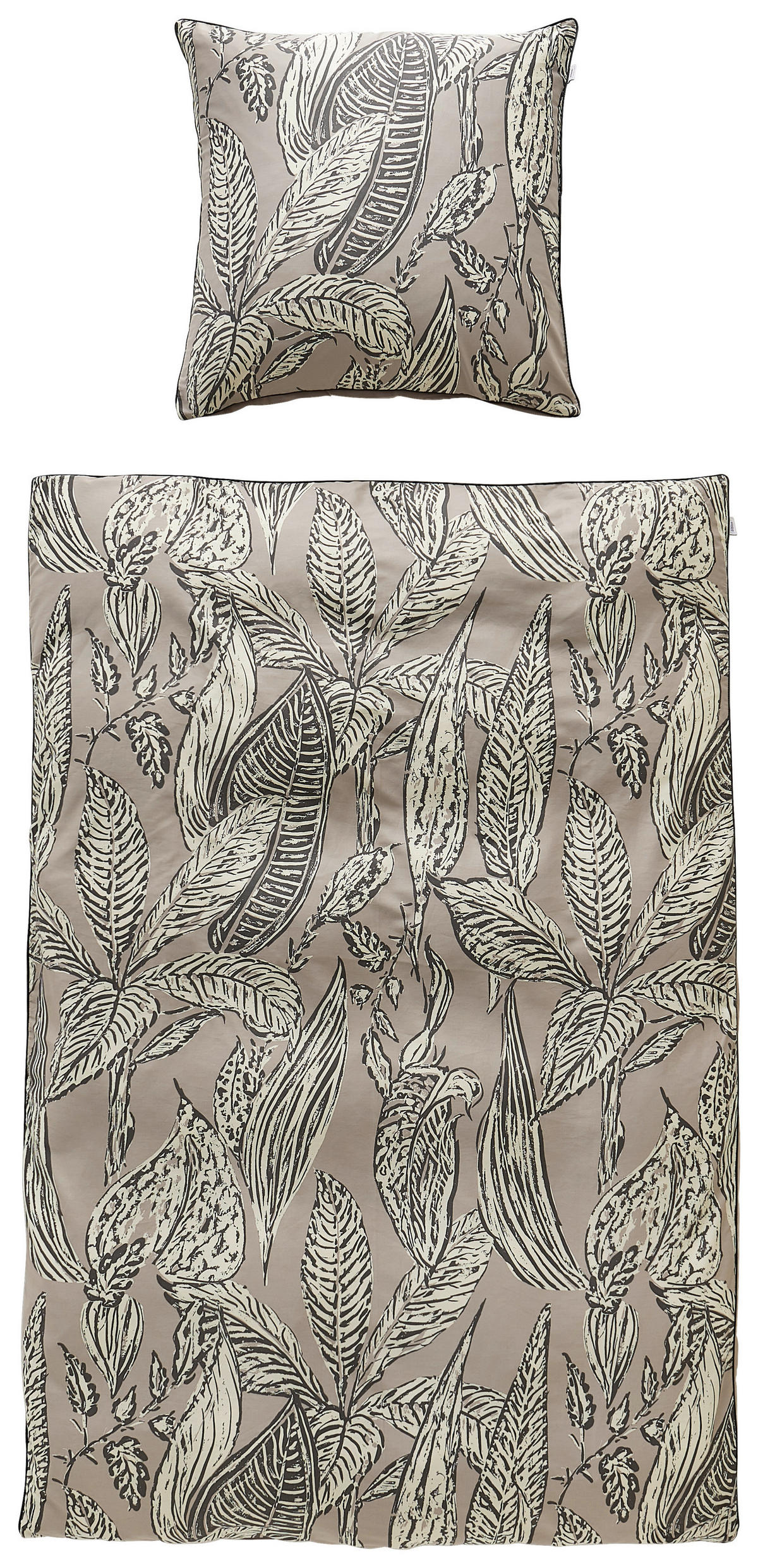 WENDEBETTWÄSCHE Emma Satin 135/200 cm  - Beige/Altrosa, KONVENTIONELL, Textil (135/200cm) - Schöner Wohnen