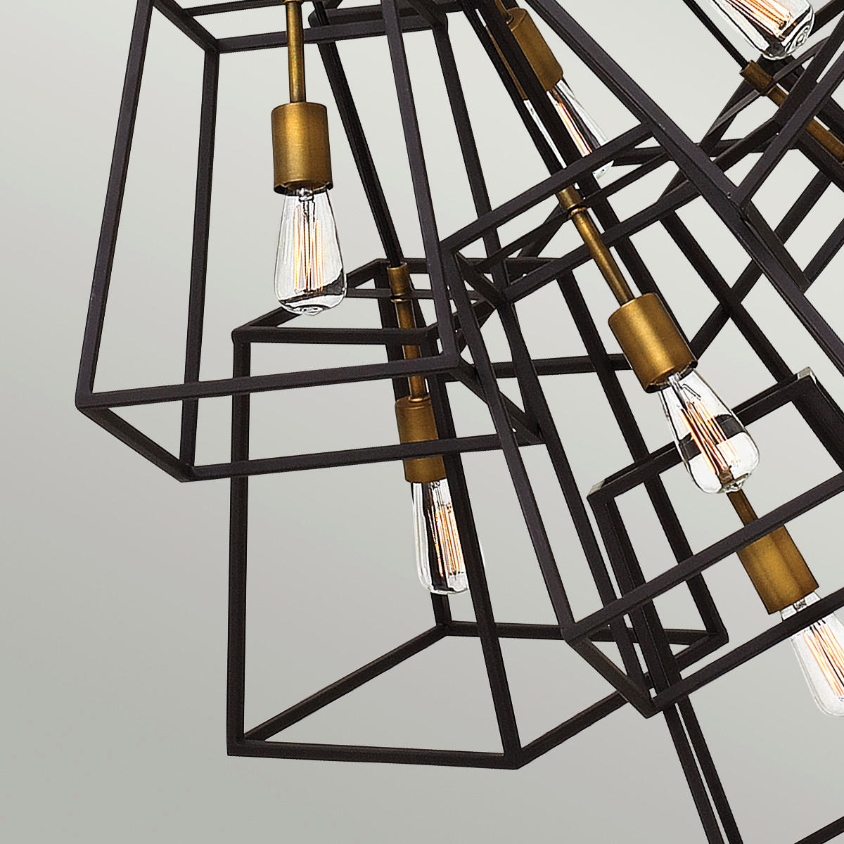 HÄNGLAMPA Elstead Fulton 70.3/124.8 cm  - svart/guldfärgad, Klassisk, metall (70.3/124.8cm) - Elstead Lighting