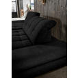 ECKSOFA in Mikrofaser Anthrazit  - Anthrazit/Schwarz, Design, Textil/Metall (198/290cm) - Xora