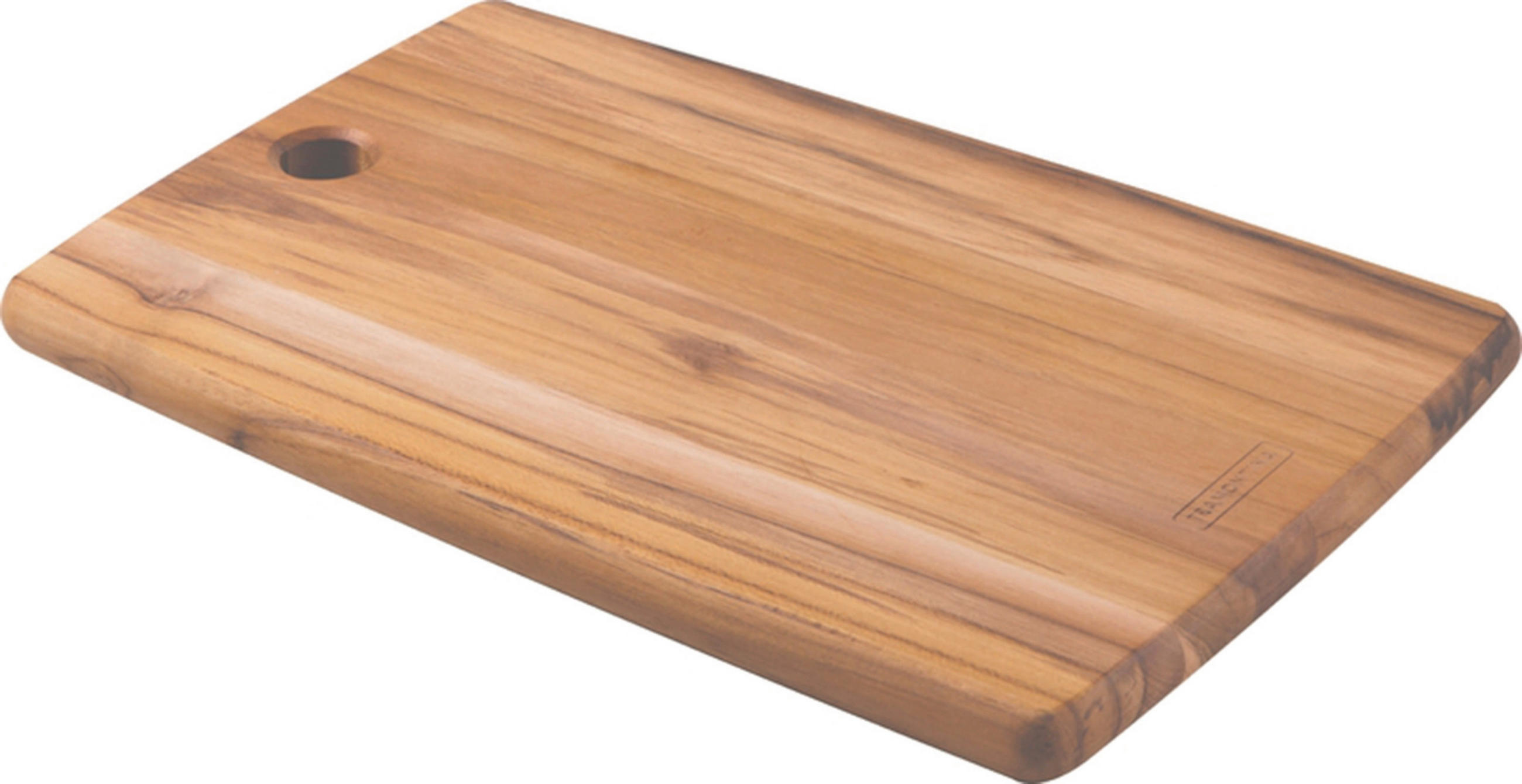 SCHNEIDEBRETT Holz Teakholz Landhaus  - Hellbraun, Basics, Holz (28cm)
