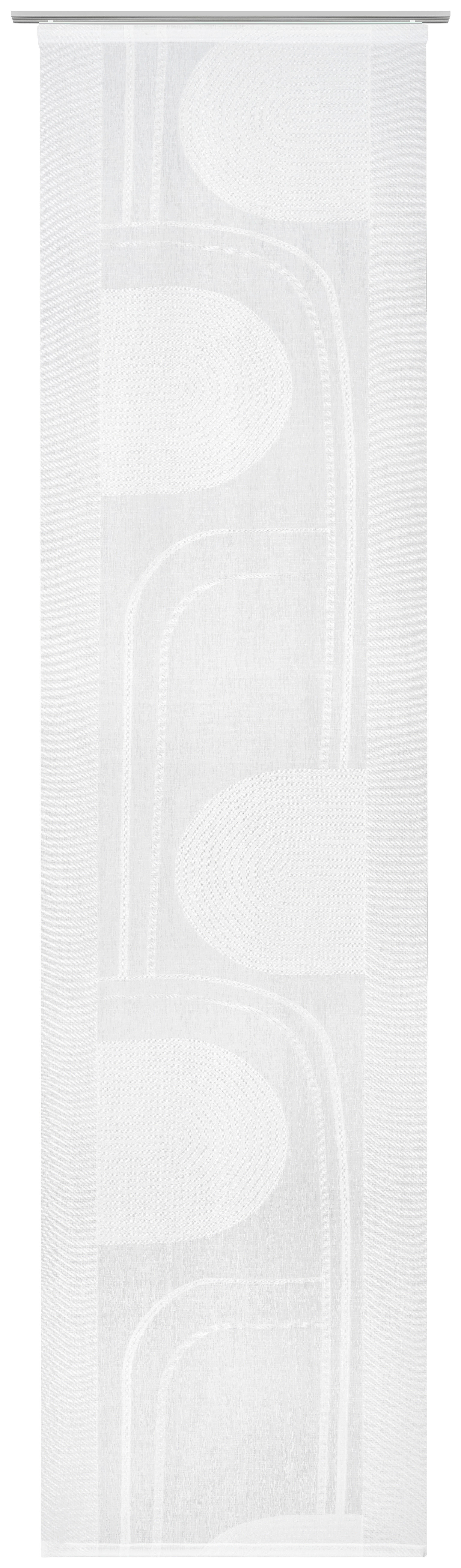 FLÄCHENVORHANG   halbtransparent   60/255 cm  - Naturfarben, MODERN, Textil (60/255cm) - Novel