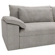 ECKSOFA  in Webstoff Greige  306/198 cm  - Greige/Schwarz, MODERN, Kunststoff/Textil (306/198cm) - Carryhome