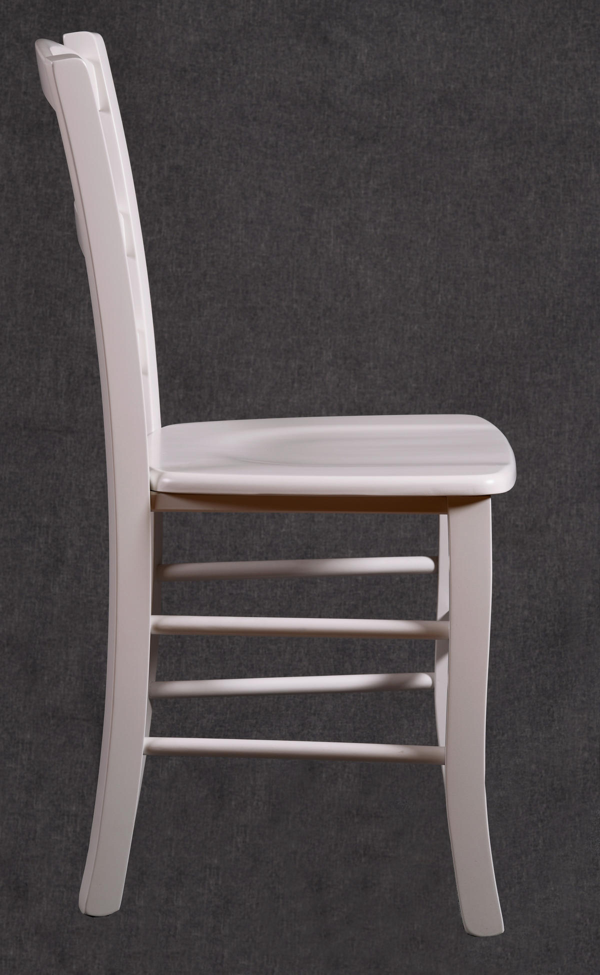 STOLICA  bijela  drvo      - bijela, Konvencionalno, drvo (43,5/86,5/49cm)