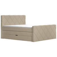 BOXSPRINGBETT 180/200 cm  in Sandfarben  - Sandfarben, KONVENTIONELL, Textil (180/200cm) - Esposa