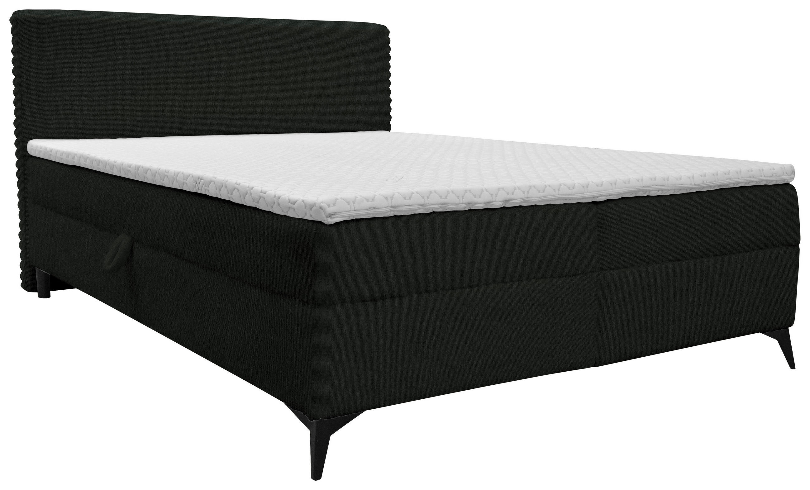 BOXBETT 180/200 cm  in Schwarz  - Schwarz, Design, Holz/Holzwerkstoff (180/200cm) - Xora