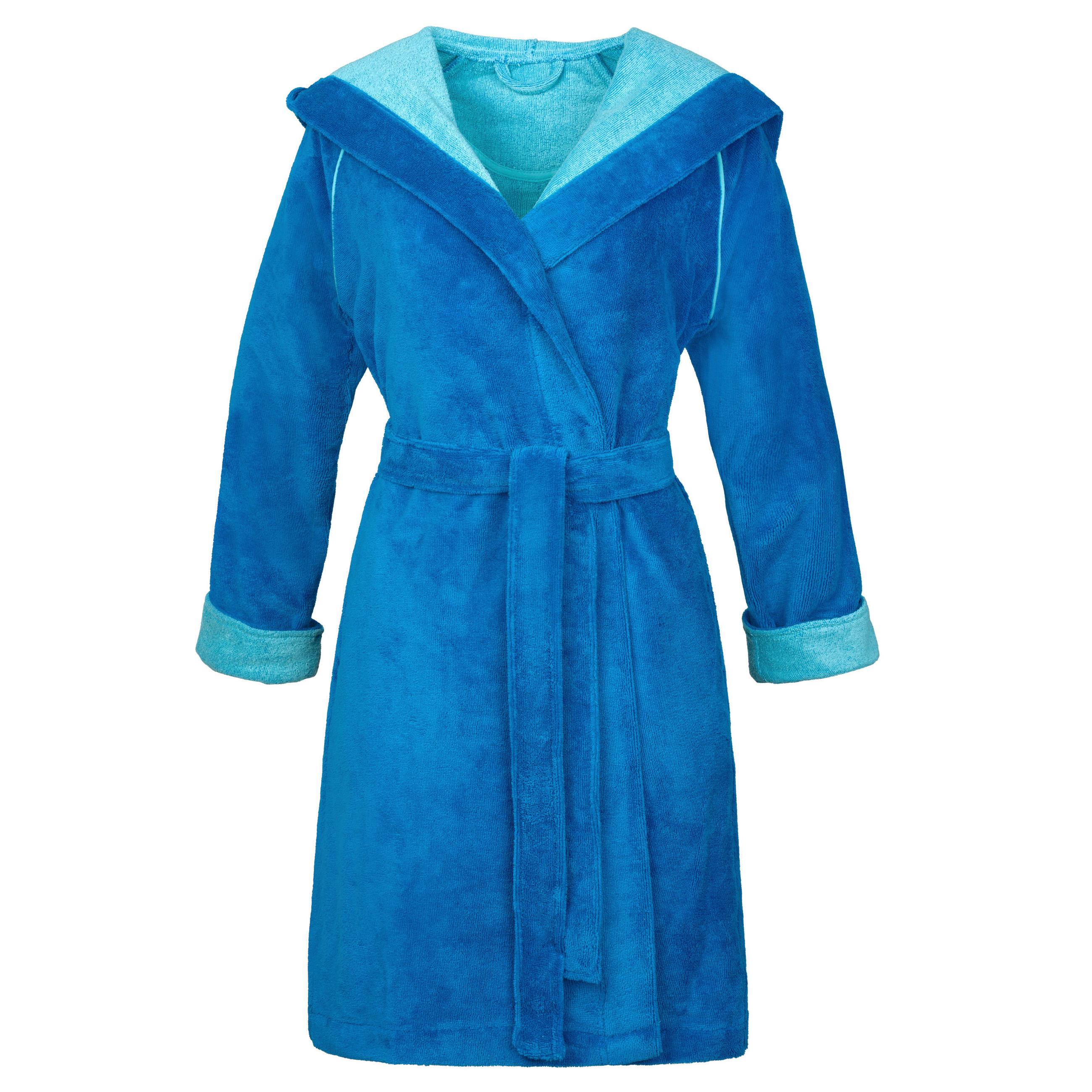 BADEMANTEL XS Damen  - Blau, Basics, Textil (XSnull) - Vossen