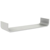WANDBOARD Schichtholz Weiß  - Weiß, MODERN (80/12/20cm) - Carryhome