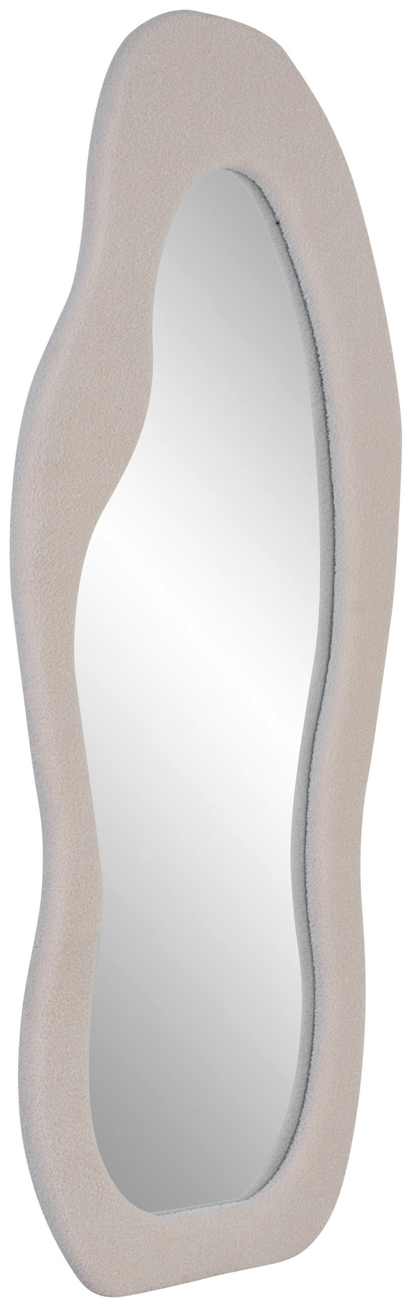 WANDSPIEGEL 72/170/3,5 cm    in Freiform  - Creme, Design, Glas/Holzwerkstoff (72/170/3,5cm) - MID.YOU
