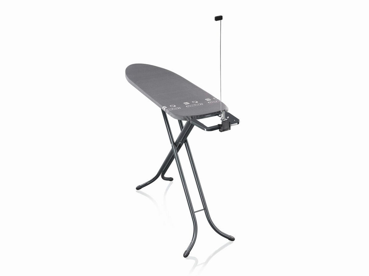 BÜGELBRETT  AIR BOARD M BLACK  - Schwarz, Basics, Kunststoff (141/40/158cm) - Leifheit