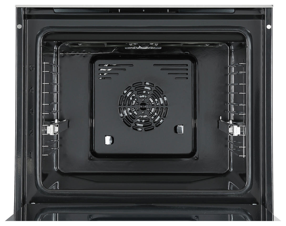EINBAUBACKOFEN AB701-19  - Schwarz, Basics, Glas/Kunststoff (59,5/59,5/57,5cm) - Respekta