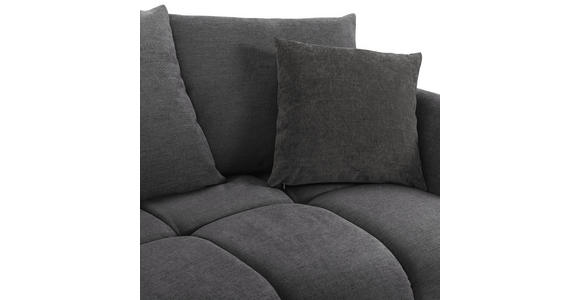 BIGSOFA in Flachgewebe Anthrazit  - Anthrazit/Schwarz, KONVENTIONELL, Holz/Textil (290/78/115cm) - Carryhome