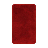 BADTEPPICH Rot 55/65 cm  - Rot, Basics, Kunststoff/Textil (55/65cm) - WECON HOME