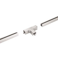 SCHIENENSYSTEM-VERBINDER m6 HV Track 4   - Nickelfarben, Basics, Metall (7/11cm) - Fischer & Honsel