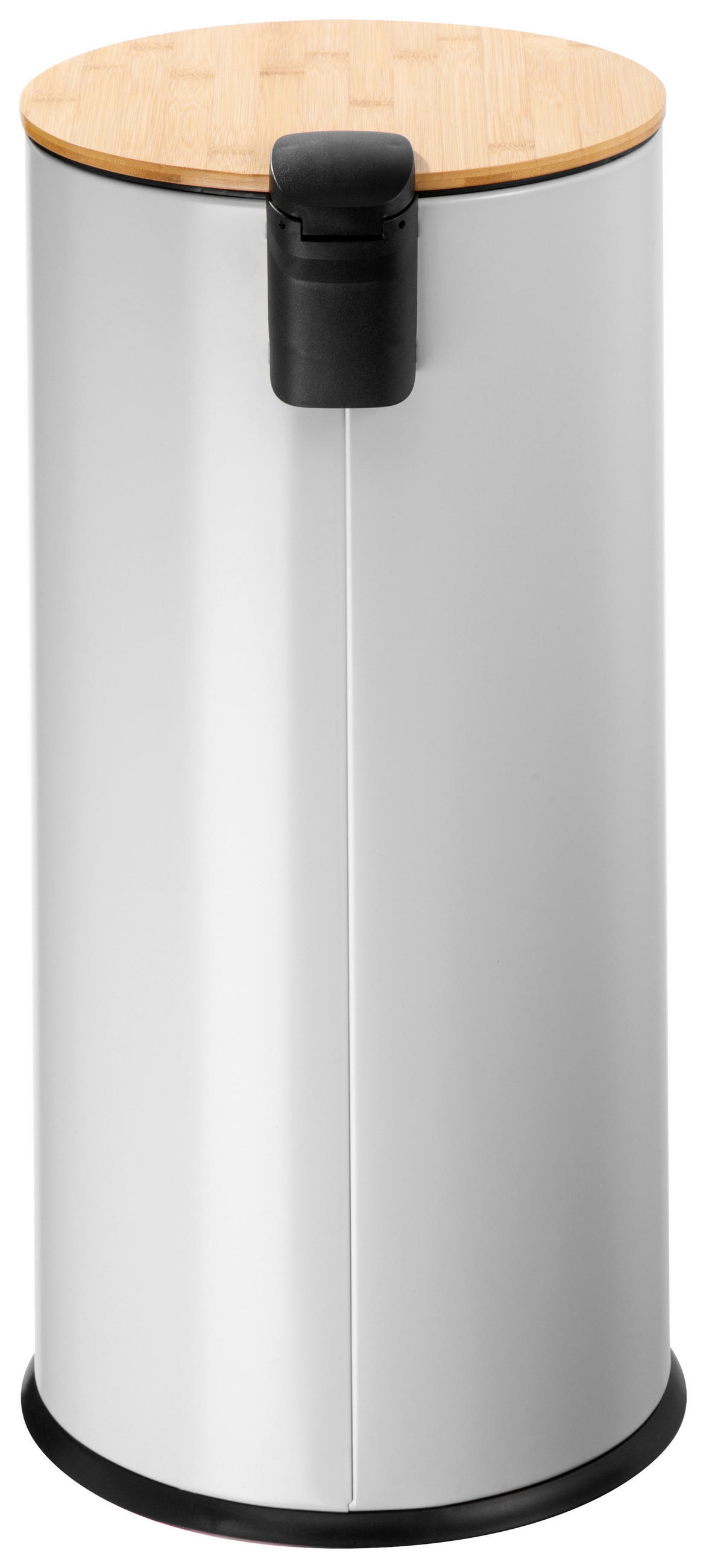 ABFALLEIMER 30 l  Metall  - Schwarz/Grau, Design, Kunststoff/Metall (30,5cm) - Echtwerk