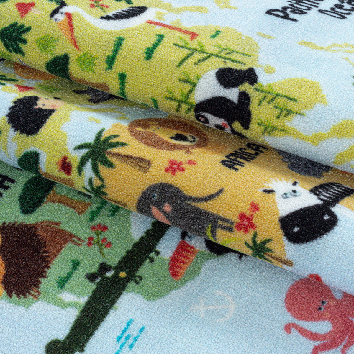 KINDERTEPPICH 80/120 cm Play 2917 blau  - Multicolor, Basics, Kunststoff/Textil (80/120cm)