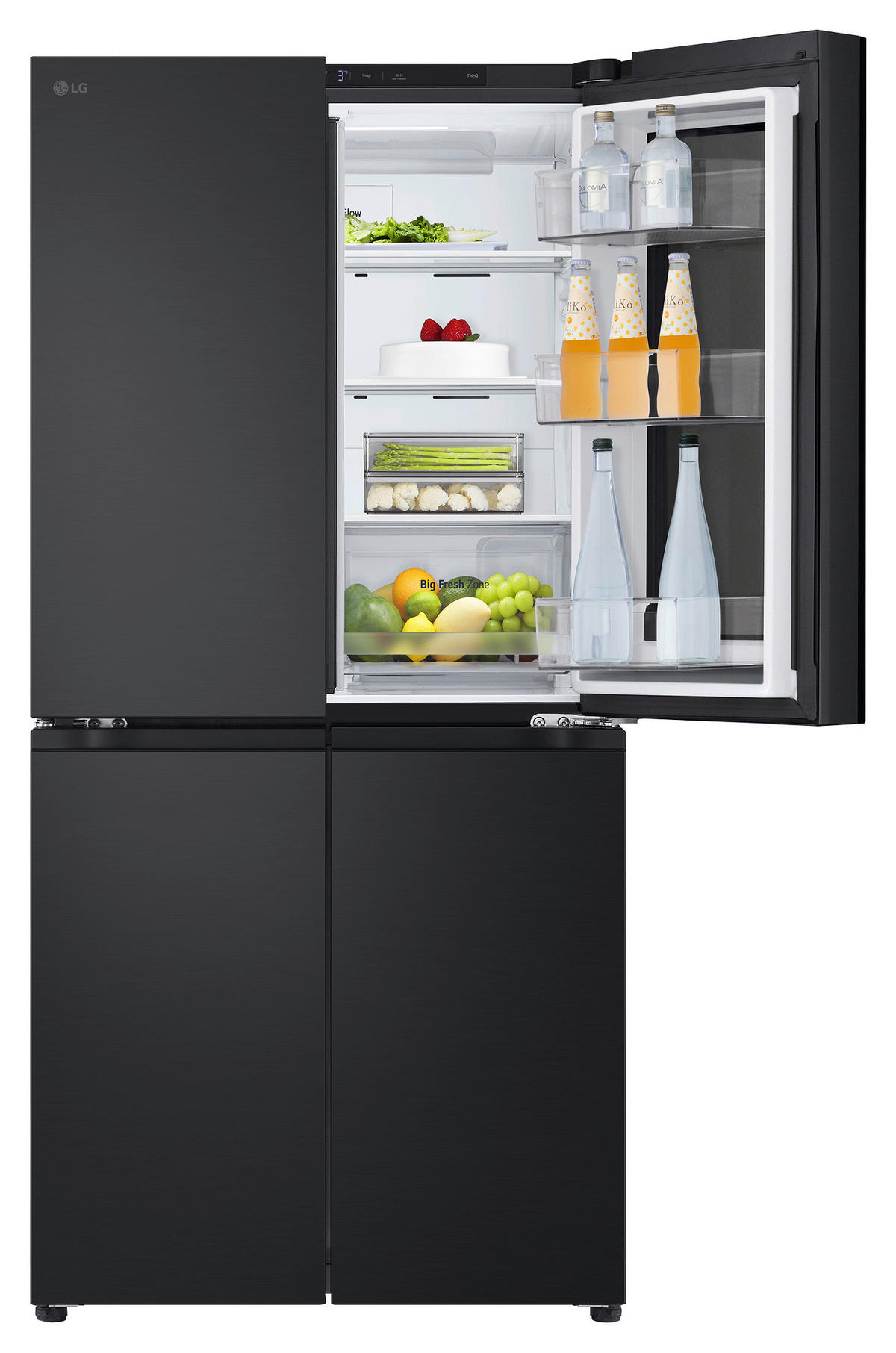 MULTI-DOOR 83.5/178.7/73 cm GMV860EPDE  - Schwarz, Trend, Glas/Kunststoff (83.5/178.7/73cm) - LG