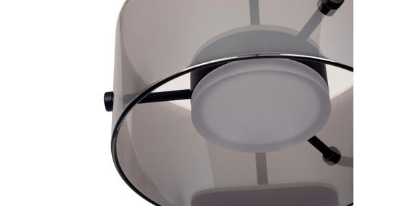 LED-HÄNGELEUCHTE 16/150 cm  - Schwarz, Design, Glas/Kunststoff (16/150cm) - Novel