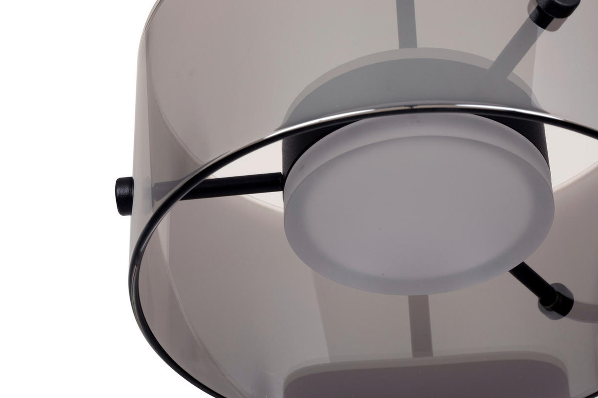 LED-HÄNGELEUCHTE 16/150 cm  - Schwarz, Design, Glas/Kunststoff (16/150cm) - Novel