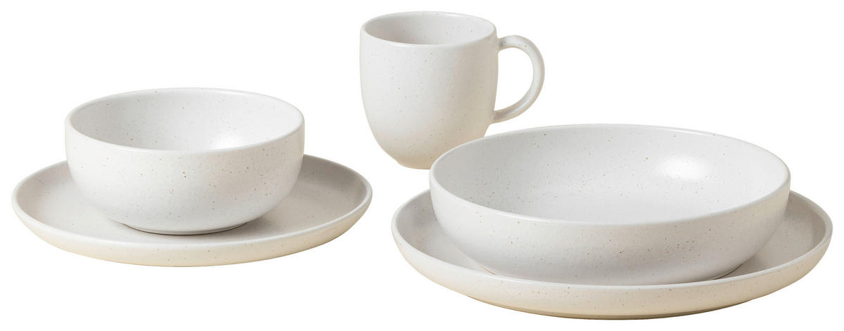 KOMBISERVICE Weiß PACIFICA 5-teilig 1 Personen  - Weiß, Basics, Keramik - Costa Nova