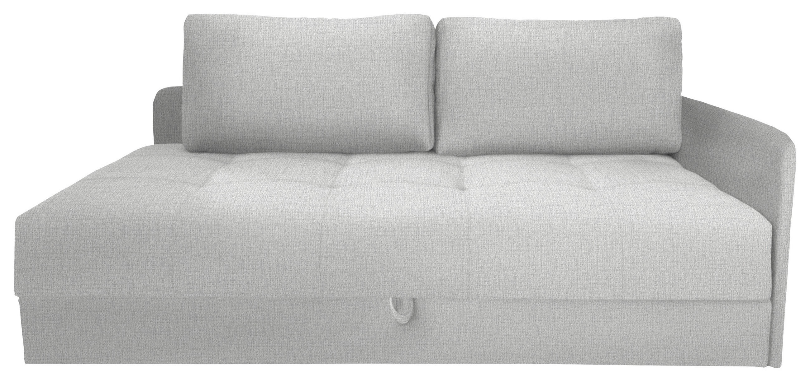 LIEGE in Velours Ecru  - Ecru/Schwarz, KONVENTIONELL, Kunststoff/Textil (205/80/125cm) - Xora
