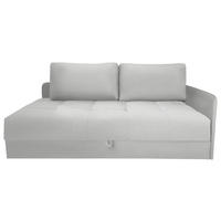 LIEGE in Velours Ecru  - Ecru/Schwarz, KONVENTIONELL, Kunststoff/Textil (205/80/125cm) - Xora