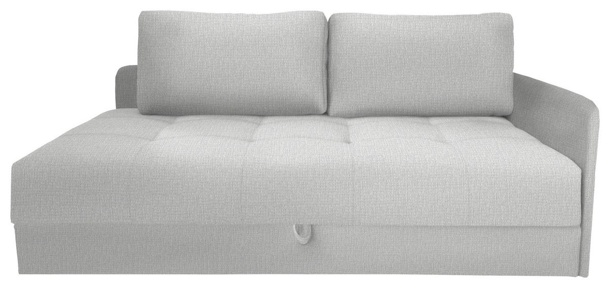 LIEGE in Velours Ecru  - Ecru/Schwarz, KONVENTIONELL, Kunststoff/Textil (205/80/125cm) - Xora