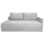 LIEGE in Velours Ecru  - Ecru/Schwarz, KONVENTIONELL, Kunststoff/Textil (205/80/125cm) - Xora