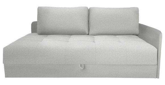 LIEGE in Velours Ecru - Ecru/Schwarz, KONVENTIONELL, Kunststoff/Textil (205/80/125cm) - Xora
