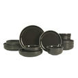 KOMBISERVICE Bastia mocha 16-teilig  - Mokka, Trend, Keramik - Novel