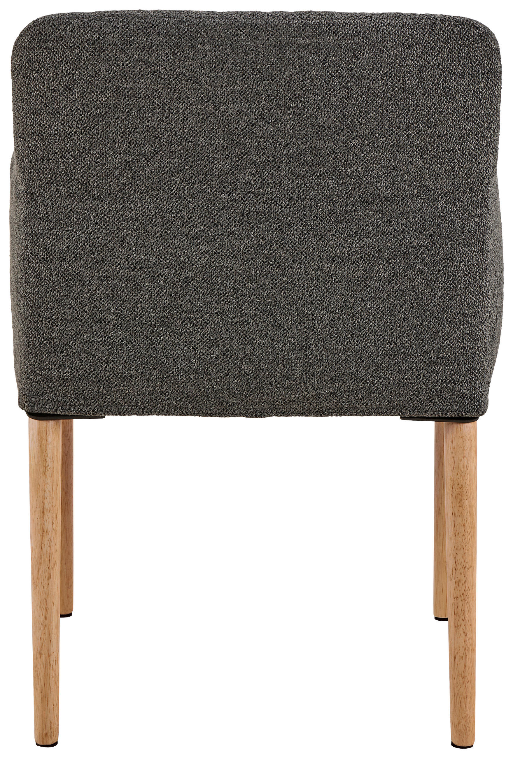 Thumbnail - Mid.you Armlehnstuhl, Anthrazit, Holz, Textil, Kautschukholz, massiv, Füllung: Polyurethan (Pur), rund, 56x83x60 cm, FSC...