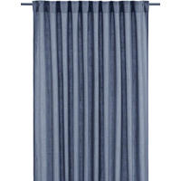 FERTIGVORHANG blickdicht  - Blau, Basics, Textil (145/320cm)