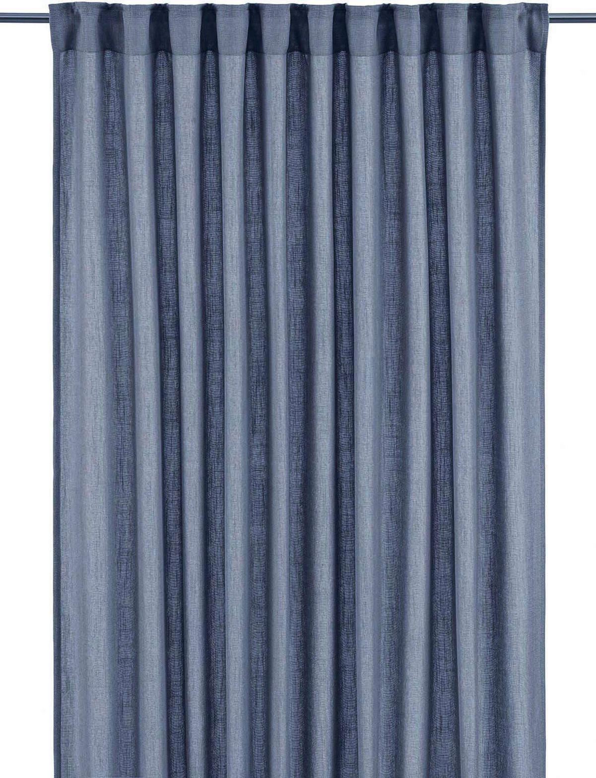 FERTIGVORHANG blickdicht  - Blau, Basics, Textil (145/320cm)
