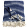 PLÄD 140/200 cm  - blå/cremefärgad, Klassisk, textil (140/200cm) - Tom Tailor