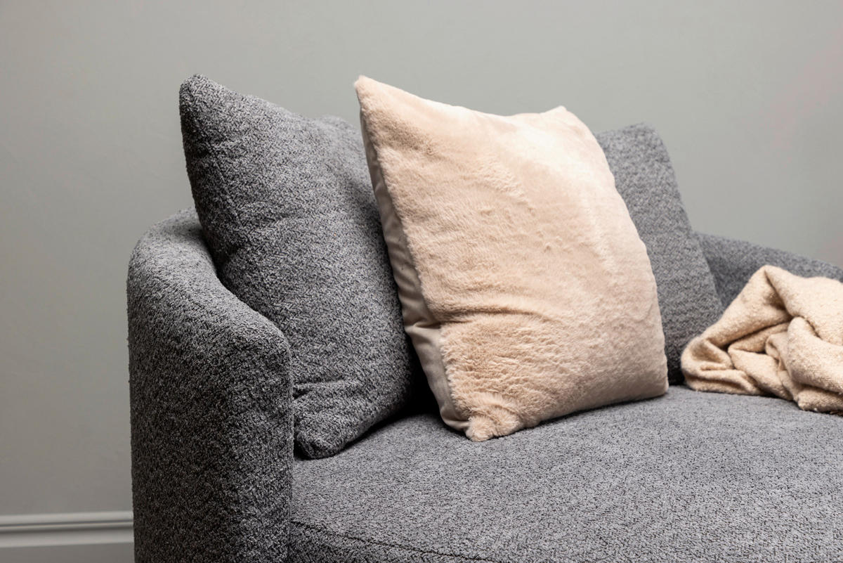 XXL-FÅTÖLJ i textil grå  - grå, Design, textil (120/72/118cm) - Livetastic