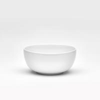 SCHALE Jive 16,2 cm   - Weiß, Basics, Keramik (16,2cm) - Van Well