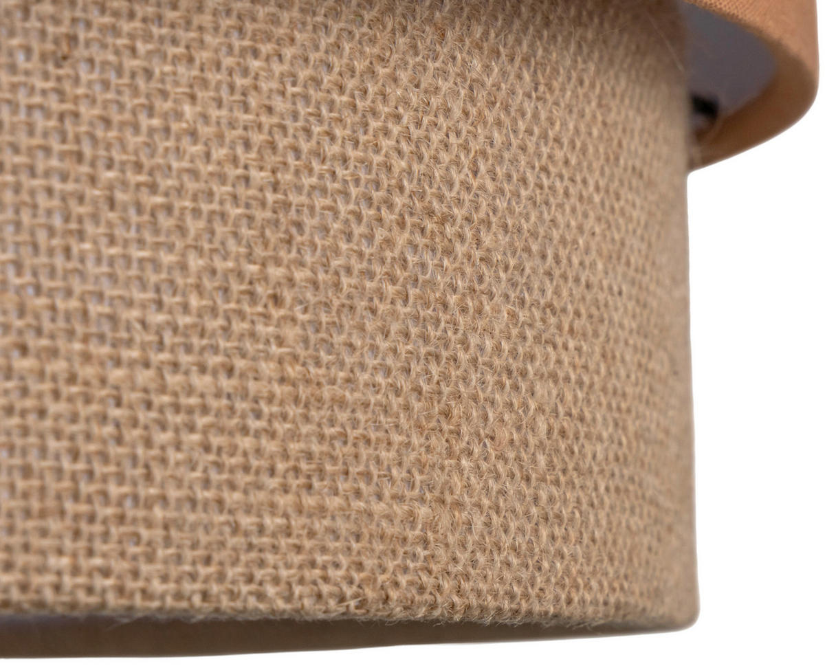 HÄNGELEUCHTE 45/120 cm  - Naturfarben/Mokka, Trend, Kunststoff/Textil (45/120cm) - Collett's Monde
