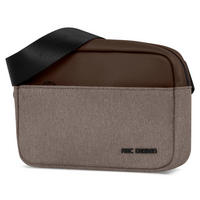 SCHULTERTASCHE Hip Bag  - Graubraun/Braun, Basics, Textil (6/22,5/15cm) - ABC Design