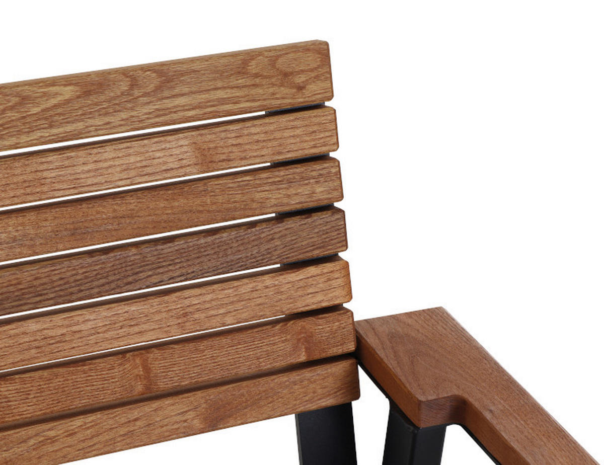 GARTENSESSEL-SET in Holz, Metall Naturfarben  - Naturfarben, Basics, Holz/Metall (60/83/58,5cm) - Siena Garden