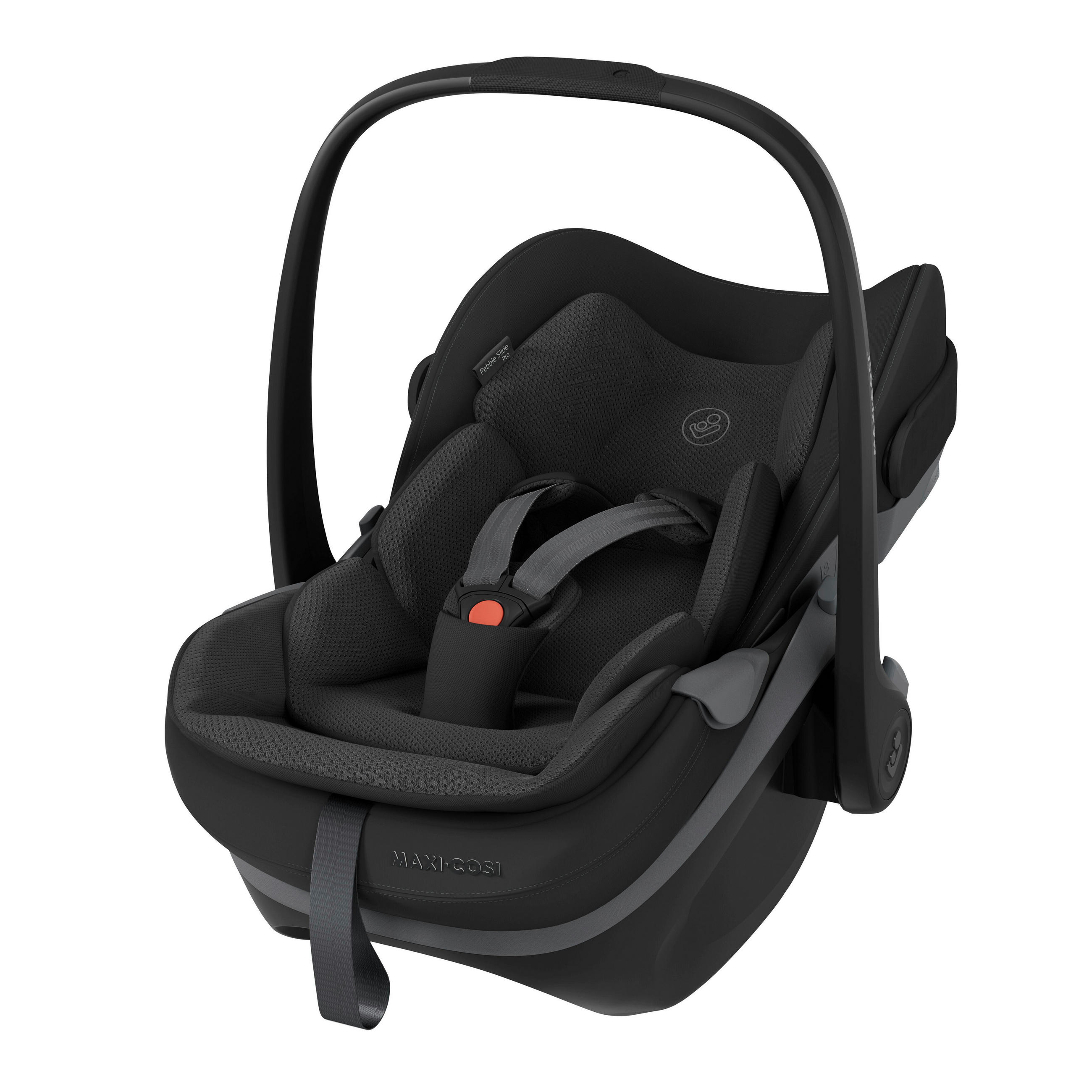 BABYSCHALE Pebble Slide Pro Onyx Black   - Schwarz, Basics, Kunststoff/Textil (44/58/70cm) - Maxi-Cosi