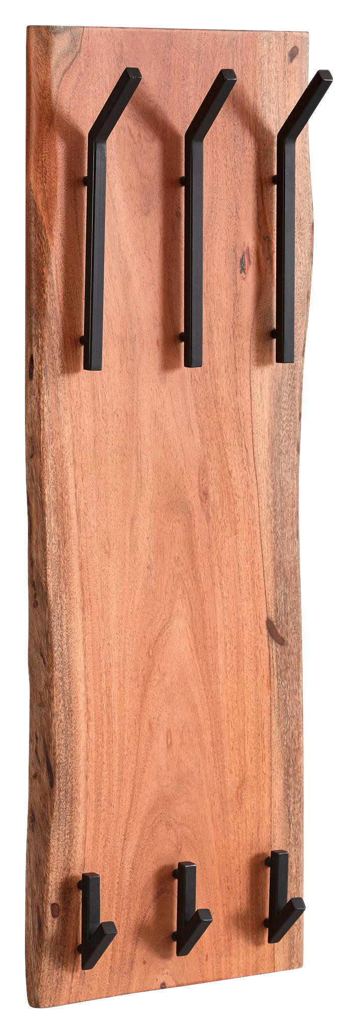 VEŠIAKOVÝ PANEL, farba akácie, akácia, 35,5/100/11 cm - farba akácie, Modern, drevo (35,5/100/11cm) - MID.YOU