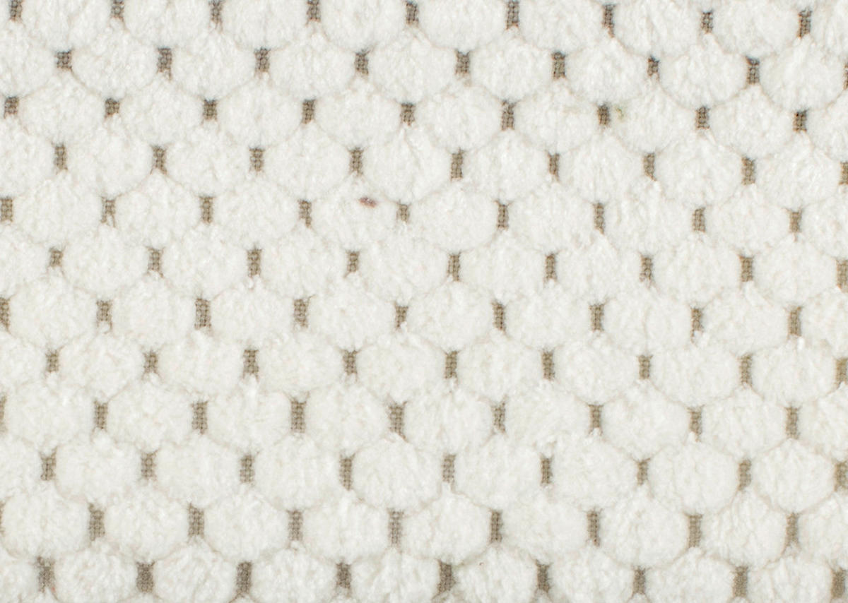 ECKSOFA Creme Velours Bettkasten, Schlaffunktion, Rücken echt, Liegefläche im Originalstoff  - Creme/Schwarz, KONVENTIONELL, Kunststoff/Textil (285/177cm) - Carryhome