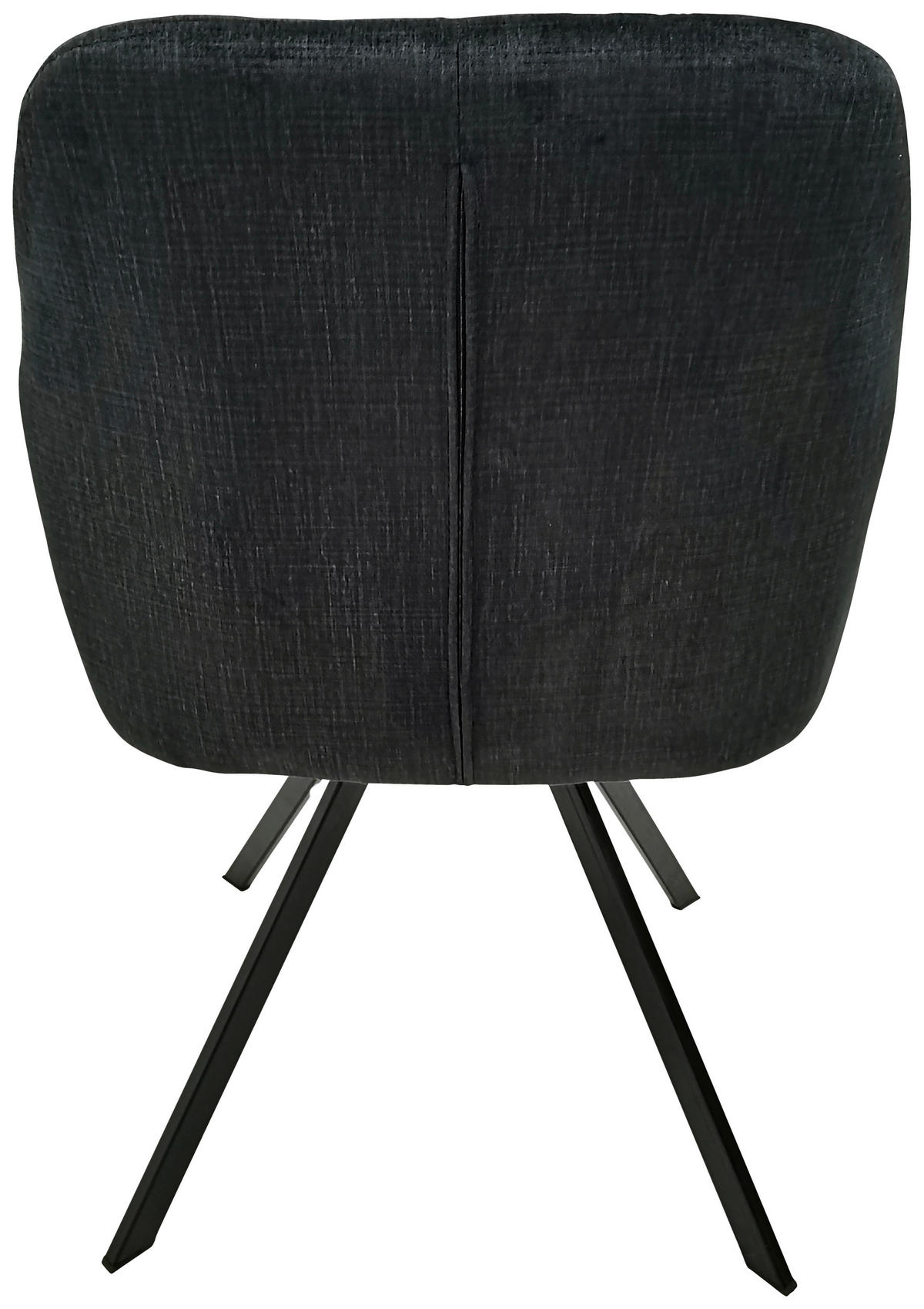 SADA ŽIDLÍ S PODRUČKAMI 2 kusy - černá, Moderní, kov/textil (57/85/62cm) - MID.YOU